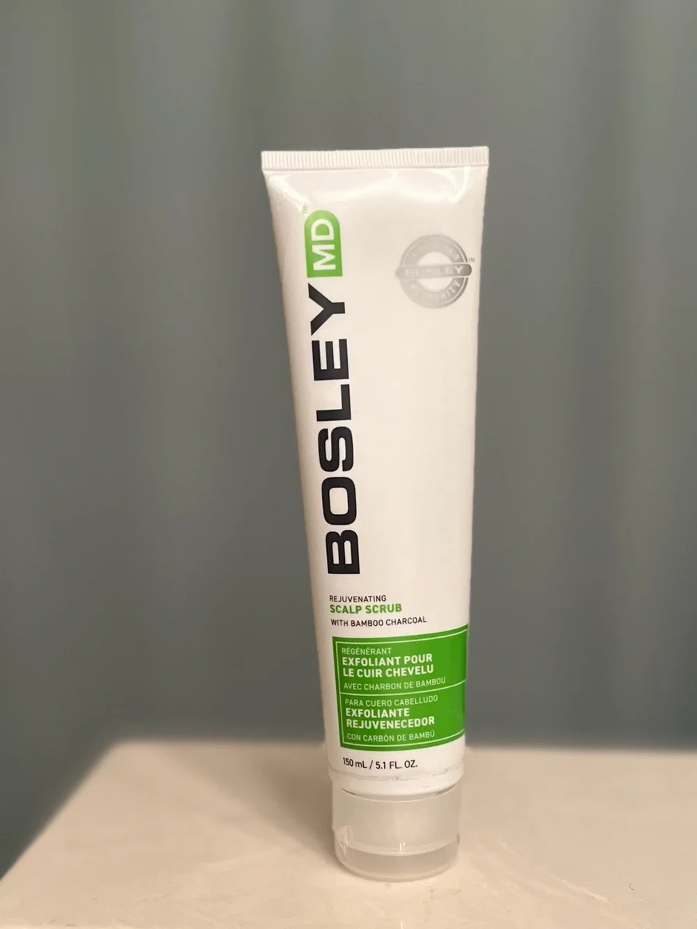 Bosley MD Rejuvenating Scalp Scrub with Bamboo Charcoal — NEW
